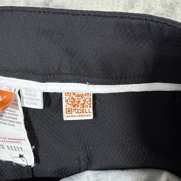 Puma Rickie Fowler 6 Pocket Pants Mens Size 34x34 Black performance Stretch‎ - Picture 9 of 11